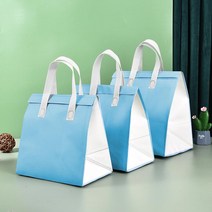 부직포 냉온 쇼핑백가방 파랑 소(22.5x14x26cm) 보온보냉가방 보냉가방 가방, ★※상품선택※★