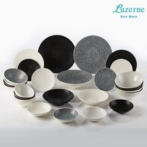 루전 [갤러리아] 루전 혼수 그릇 어반 디너웨어 4인 세트 (27P), 단일옵션