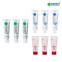 메디프랜 메디에프 시린이 천연치약 3ea + 메디더블유 미백치약 3ea + 메디아이 어린이치약 3ea 총 9개세트
