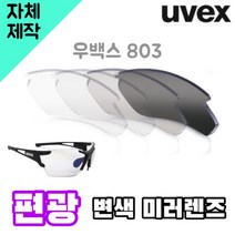 자체제작 우벡스 803 고글 렌즈 교환 교체 편광 변색 미러 라이딩 스포츠 낚시 야구 골프, 변색렌즈, 렌즈만 발송됩니다. (테는 미포함), 주문 후 교환 환/불 취소가 불가능합니다.