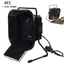 최신 220V/110V 연기 추출기 유럽/미국 플러그 493 용접용 ESD 흡수 장치 5 개의 활성탄 필터 스폰지, 02 220V
