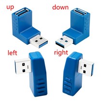 스테디 캠 카메라 봉 모노포드 삼발이 USB 커넥터 9도 왼쪽 오른쪽 위로 아래로, Blue For USB 3.0, up