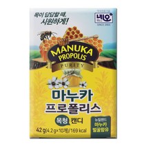 네오 마누카 프로폴리스 목청캔디 벌꿀함유10개입 1개 뉴질랜드, 1, 본상품선택