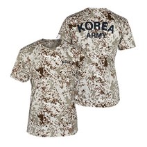 로카 반팔 티셔츠 ROKA 로카티 코리아아미 운동복 헬스 머슬핏 화이트 파병디지털