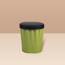 BMKC 사출깡통의자 모음 등받이 화장대 식당 스툴 간이의자 업소용 야외용 수납 의자, 기본형, 카키