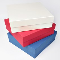 하드케이스 상하분리형 상자 (선물상자) 큰박스 큰선물상자 싸바리 큰선물박스, 1개, 14호-320×320×300mm(화이트)