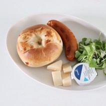 위즈라인 매트 오벌 볼 덮밥 그릇, 화이트