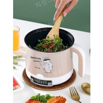 분리형멀티포트 분리형 멀티포트 라면포트 간편 다용도 미니찜기 기숙사, 09.고급형[브라운] + 찜기