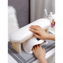손목 쿠션 네일아트 거치대 네일샵 용품 받침대, F.러시안심플매니큐어손베개세트(타원형화이트)