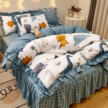 공주풍이불 한NI 건 S무드 침대이다 스타일 4종 소녀마음 프린세스 H침대용품 홑이불 3세트 식 3762981322