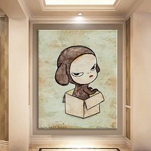 Yoshitomo Nara 요시모토 나라 요시토모 나라 / 카페 사무실 집 거실에 걸면 좋은 그림액자 01