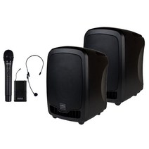 카날스 AT-115BN+보조 300W 야외 무대 이동식 스피커