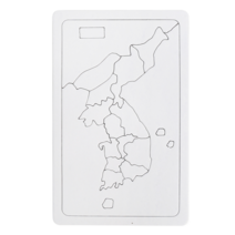 DIY 무지 종이퍼즐 만들기, 04 한국지도 16P