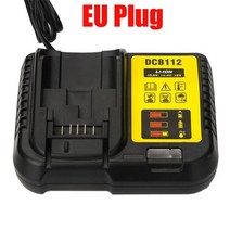 호환 디월트 충전기 dewalt 10 8v 12v 14 4v 18v 20v dcb101, 나는 플러그, 1개