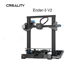 3D 프린터 DIY키트 최신 CREALITY Ender-3 V2 새로운 4.3 인치 UI 컬러 Lcd Carborundum 유리 침대 3d프린터, 협력사, 엔더-3 V2
