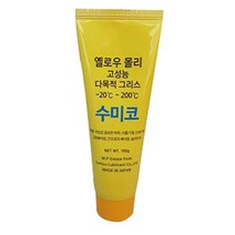 일음쇼핑^^m수퍼루브-최대200도까지 다목적 튜브구리스 옐로우몰리 100g (1EA) 윤활제 다기능윤활유 다구 산업용구 다윤활제 다윤활유 구리스 다기일medi^^, ab^^선택없는