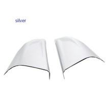 쉐보레 크루즈 세단 해치백 2009 - 2015 트랙스 크롬 액세서리 자동차 핸들 보호 커버 트림 스티커, 01 silver