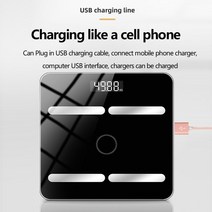 APL 인바디 체중계 블루투스 스마트 체지방 규모 충전 전자 저울 가정용 스케일 성인, 01 White, 02 26 26 Battery section