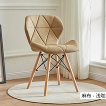 벨벳식탁의자 식탁벤치의자 인테리어식탁의자 원목의자 식탁의자 편한식탁의자, 라이트 커피 컬러 천 나비 의자