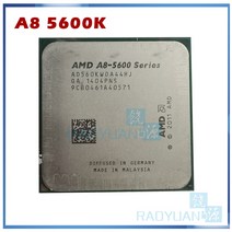 AMD A8 5600K 3.6GHz AD560KWOA44HJ 100W 프로세서 HD 7560D 쿼드 코어 소켓 FM2, 한개옵션0