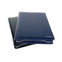 이니셜스 지퍼형 다이어리 / 이름 로고 각인 25절(A5) 32절(B6) 6공 시스템 2023 업무용 플래너, 노블 지퍼형_네이비/아이보리