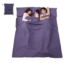 가성비 경량 침낭 초경량 캠핑 신제품 침낭 라이너 휴대용 야외 호텔 여행 싱글 더블 시트 슬리핑백, 하얀