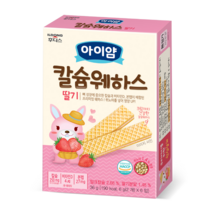 일동후디스 아이얌 아기과자 아기간식 아기주식 골라담기, 칼슘웨하스 딸기
