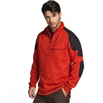 CQR 남성 긴팔 하프 집업 방한 기모 플리스 CQ-HKZ403