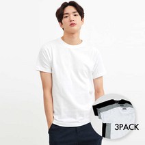 [지오다노] 유니 코튼 져지 크루넥 기본 반팔티 3pcs 243801