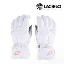 라시엘로 여성 스키 장갑 LAL-2022 방한 방수 보드 장갑, 화이트