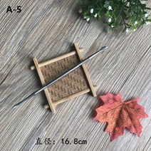도예 도구 공예 물레 도자기 스테인레스 스틸 조각 도구 폴리머 클레이 세라믹 칼 DIY, A5