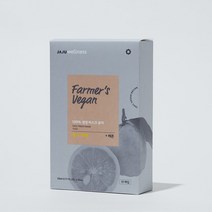 [JAJU/자주] 파머스 비건 100% 생생 마스크 유자_10매입, 화이트, FR