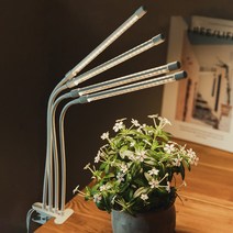 브루이 LED 바형 식물등 식물 전구 조명 생장등 성장등 성장조명 조명등 재배등 화이트 4구, 1개