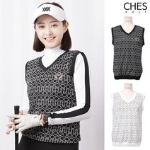 체스 라이빗 여성골프 브이넥 조끼