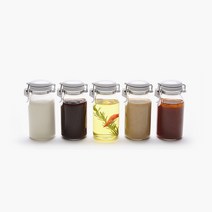 셀러메이트 오일 드레싱보틀 밀폐 유리병, 원터치 500ml