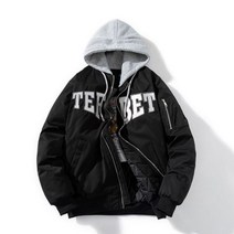 겨울 니트 야구 자켓 남자 여자 문자 파일럿 빈티지 힙합 코트 후드 스트리트 패션 윈드 브레이커 힙 스터