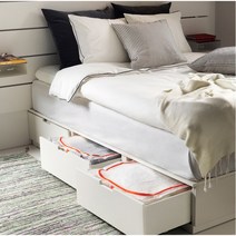 이불 정리가방 리빙박스 이사박스 이불가방 정리함 비닐가방 이케아 파르클라, 파르클라 4개