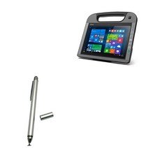BoxWave 스타일러스 펜 Getac RX10 호환 (BoxWave의 펜) 듀얼팁 정전식 섬유 팁 디스크 RX10용 - 메탈릭 실버