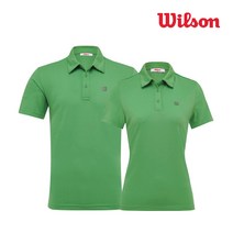 윌슨 [민턴나라] 윌슨반팔티셔츠 남녀 배드민턴 탁구 테니스 반팔 카라 스포츠 티셔츠 (남)5317 (여)5318 Y그린