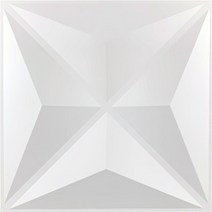 세라믹사이딩 메탈사이닝 아트월 3D 입체 벽 스티커 장식 거실 벽지 벽화 방수 패널 금형 욕실 주방 30x3, 07 S_02 1 Piece-Matt white