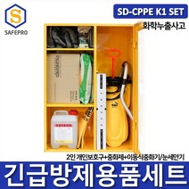 JI-161B 안전보호구함 SET (화학안전검사용품 SD-CPPE K1 2인세트)