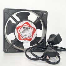 배기 팬 펜 220v-240v 120mm 슬리브 베어링 전원 케이블이 있는 축 냉각, 전원 케이블 포함