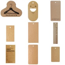 크라프트택 크래프트택 옷 택 텍 행택 가격택 태그, 5CM, 크라프트 무지