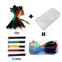 벨트형 벨크로 25p 케이스 포함, 그린