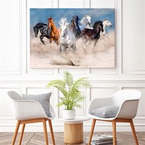 셀러허브_리빙 돈 들어오는 말 사진 그림 인테리어 액자 프레임 3호, 선택완료