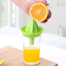 레몬착즙기 업소용 과일 오렌지 착즙기 녹즙기 원액기 스퀴저 가정용 수동 2 in 1 squeezer with 깔때기 mini 주스 컵 레몬 주스 짜기 도구 요리 도구