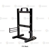 Modding 오픈 스타일 컴퓨터 케이스 프레임 수직 섀시 선반 DIY 데스크탑 게임 게이머 PC 캐비닛 지원 ATX/ ITX / MATX, [03] ITX Black