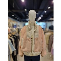 플라스틱 아일랜드 후리스배색 뽀글이 숏 점퍼 PM4MZ081(1248085)