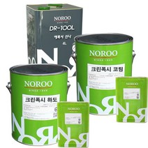 노루페인트 바닥용 에폭시 크린폭시 하도 상도 신나, 크린폭시 하도 3L 투명