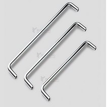 환봉 손잡이 BYG12 철 BYGS12 스텐 부영 기계 제작 가구 슬라이딩 도어 DIY 인테리어 용, BYGS 스테인리스(SUS303), 12-200, 1개